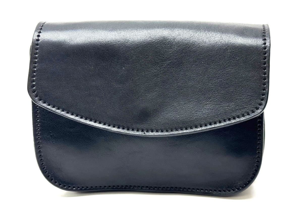 Borsa donna in vera pelle CHIAROSCURO mod. REBECCA colore NERO Made in Italy