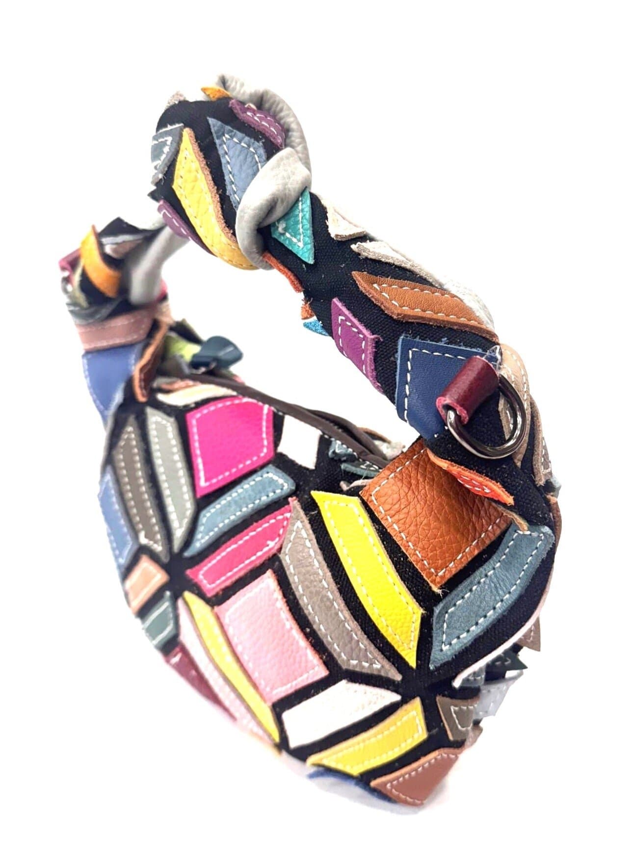 Borsa donna in vera pelle ARIANNA DINI mod. MELANIA MINI, MULTICOLORE / RANDOM