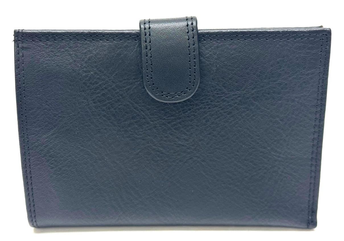 BRUNEI: portafoglio uomo in cuoio, colore: NERO, Made in Italy