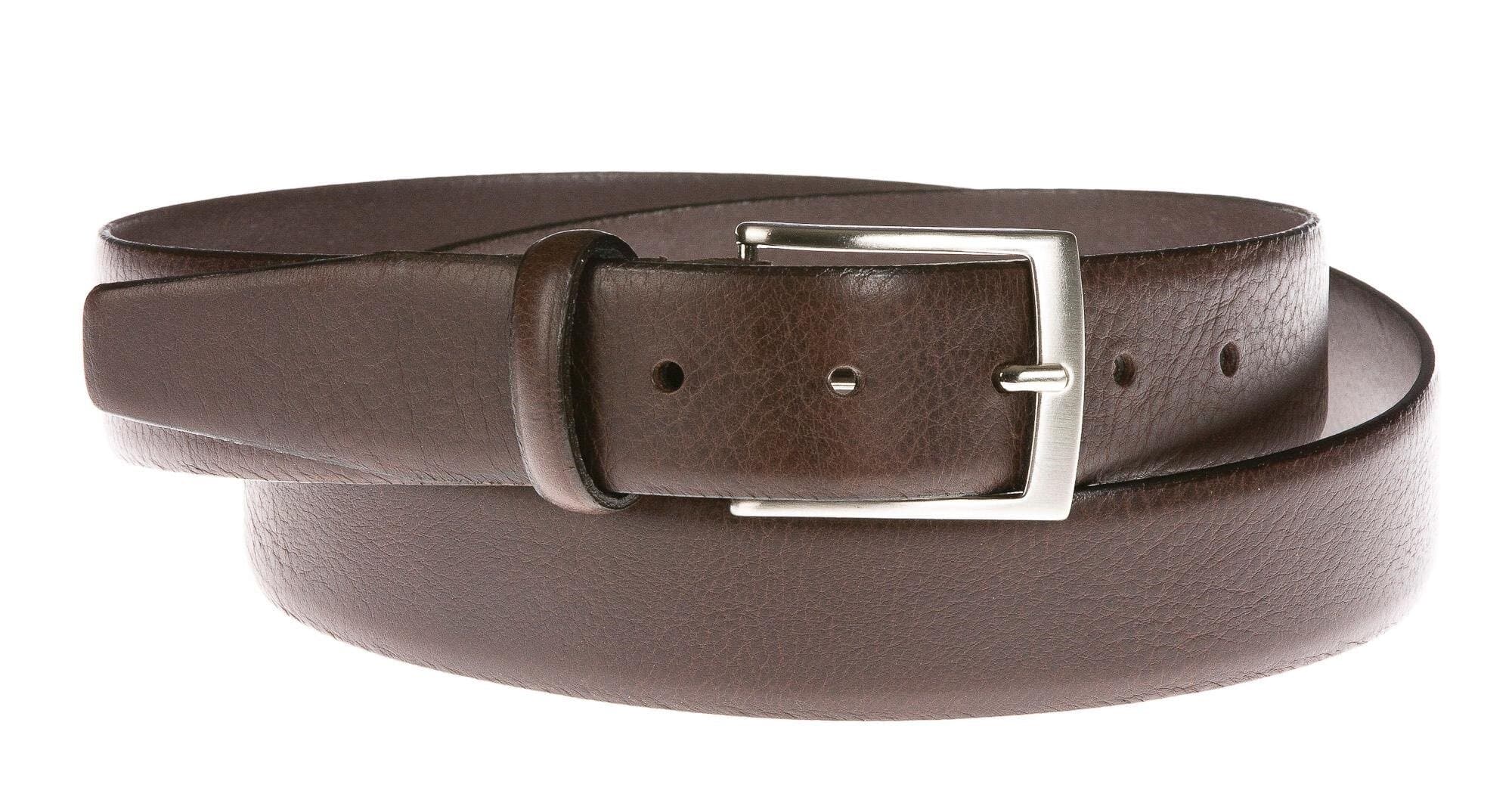 Cintura uomo in vera pelle GIULY mod. VANCOUVER colore MARRONE Made in Italy