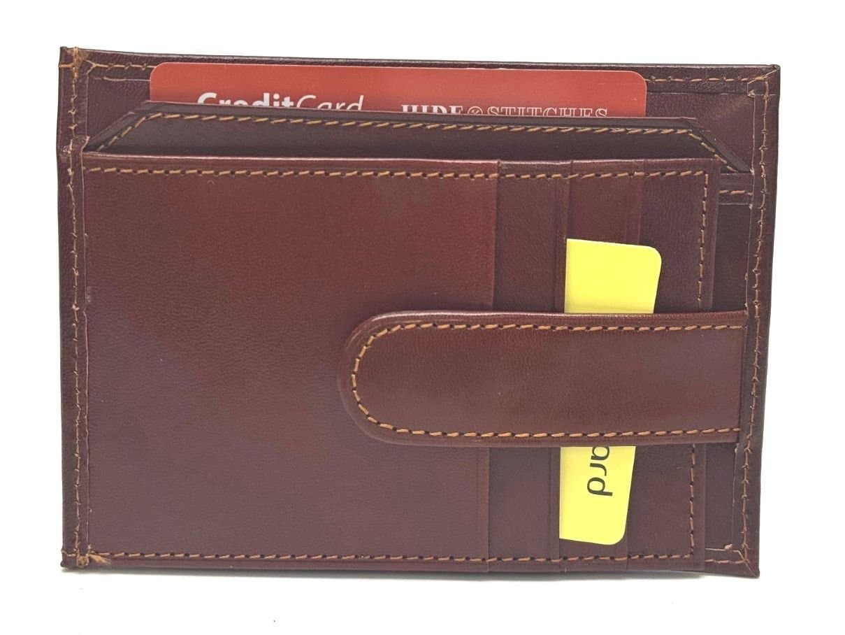 Portacarte di credito uomo/ donna in pelle tradizionale mod. NORVEGIA