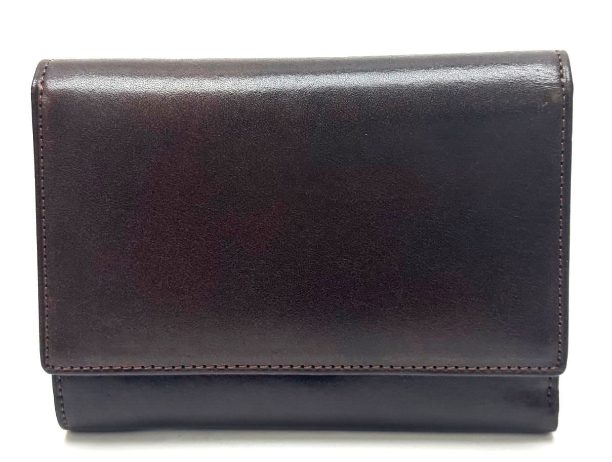 Genuine leather wallet for woman ARTEMISIA, BROWN DARCK colour, SANTINI, MADE IN ITALY