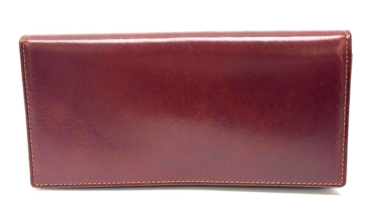 Portafoglio in vera pelle da donna POPPY, colore MARRONE, SANTINI, Made in Italy
