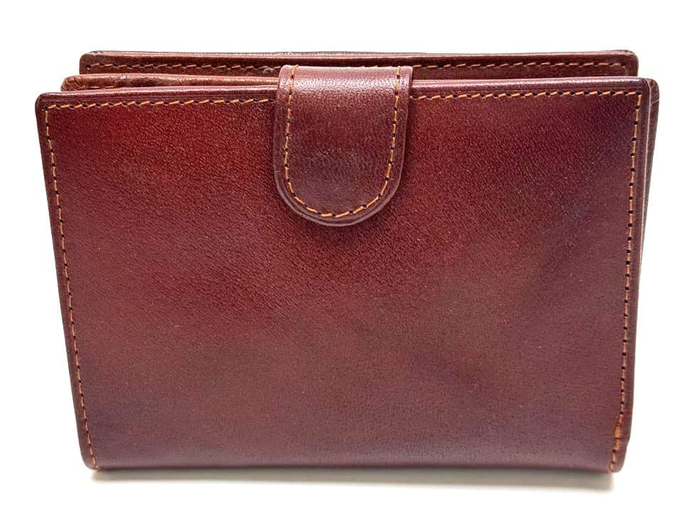 Portafoglio uomo / donna in vera pelle tradizionale SANTINI mod. GINESTRA colore MARRONE, Made in Italy