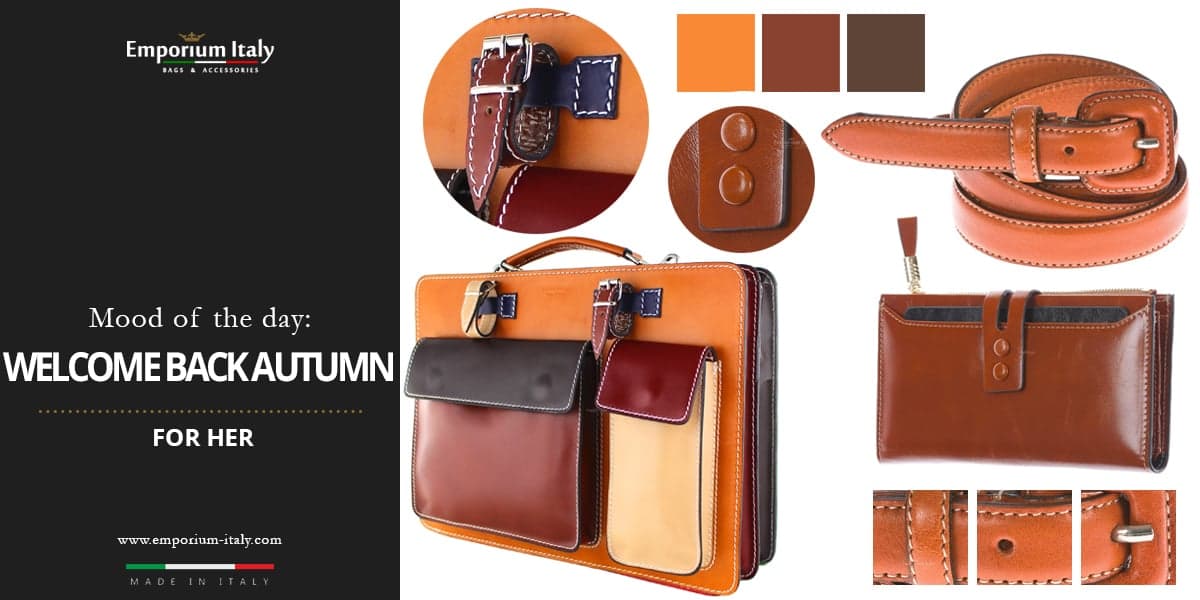 Moodboard: welcome back autumn for her – business bag, wallet, belt