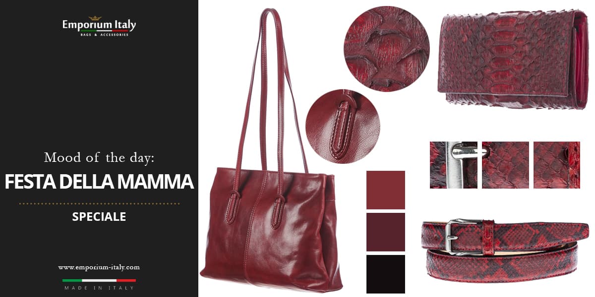 Moodboard: Speciale Festa della Mamma - Borsa, portafoglio e cintura
